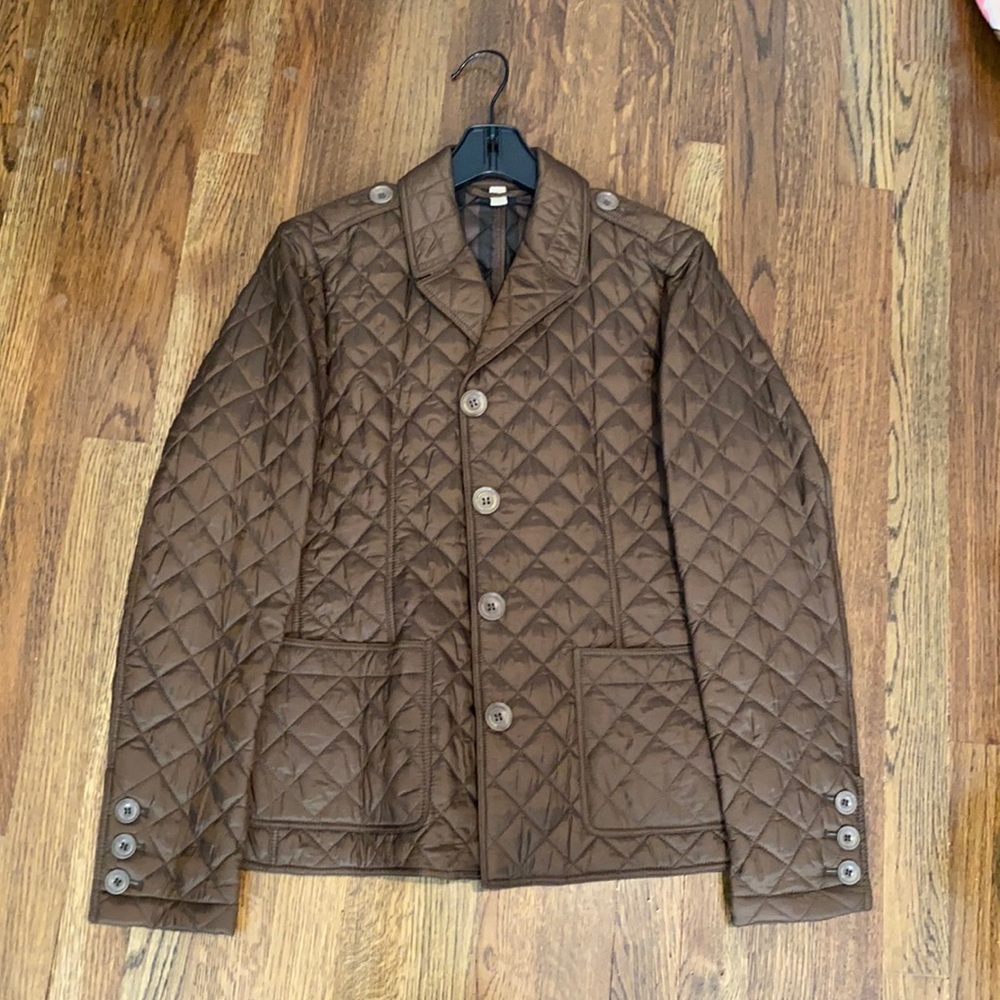 Burberry light weight quilted jacket